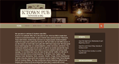 Desktop Screenshot of ktownpub.com
