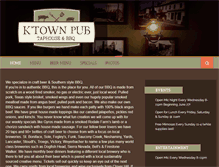 Tablet Screenshot of ktownpub.com